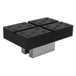 Sealey SJBEX.A05 Cross Slotted Rubber Support for Viking Jacking Beams 82mm