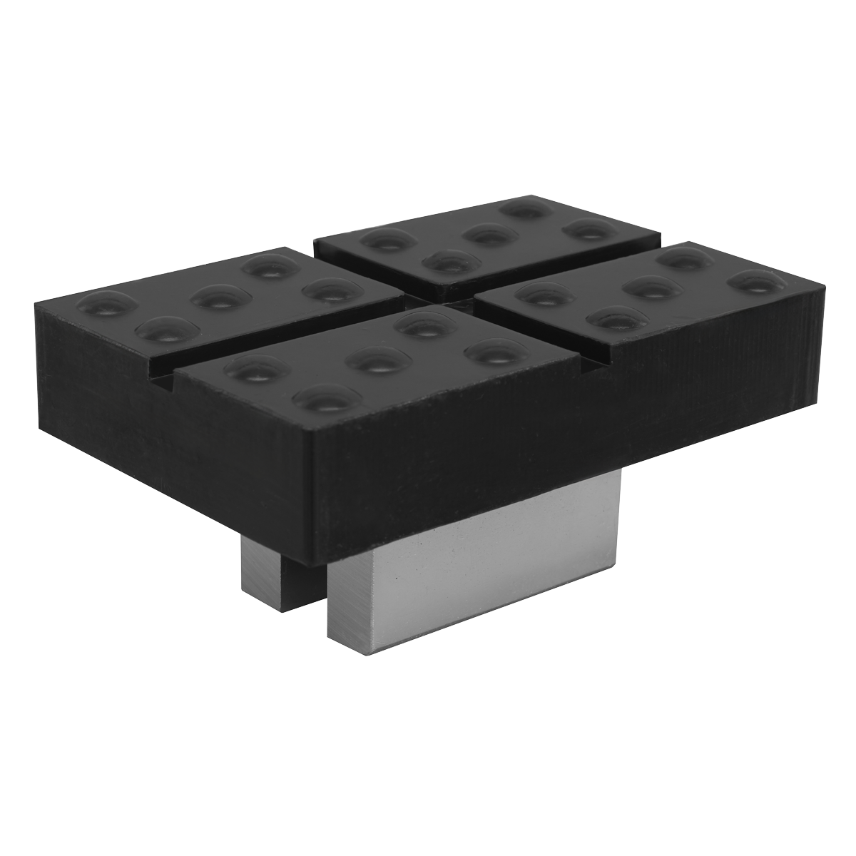 Sealey SJBEX.A05 Cross Slotted Rubber Support for Viking Jacking Beams 82mm