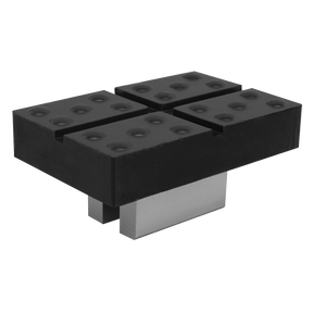 Sealey SJBEX.A05 Cross Slotted Rubber Support for Viking Jacking Beams 82mm