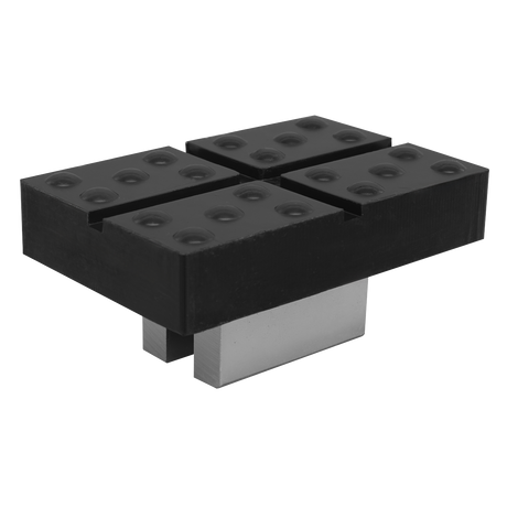 Sealey SJBEX.A05 Cross Slotted Rubber Support for Viking Jacking Beams 82mm