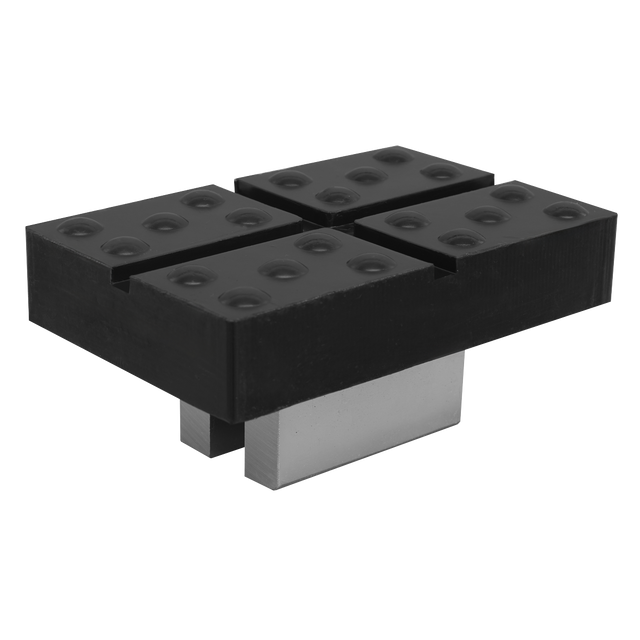 Sealey SJBEX.A05 Cross Slotted Rubber Support for Viking Jacking Beams 82mm
