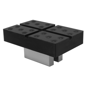 Sealey SJBEX.A05 Cross Slotted Rubber Support for Viking Jacking Beams 82mm - additional view 2