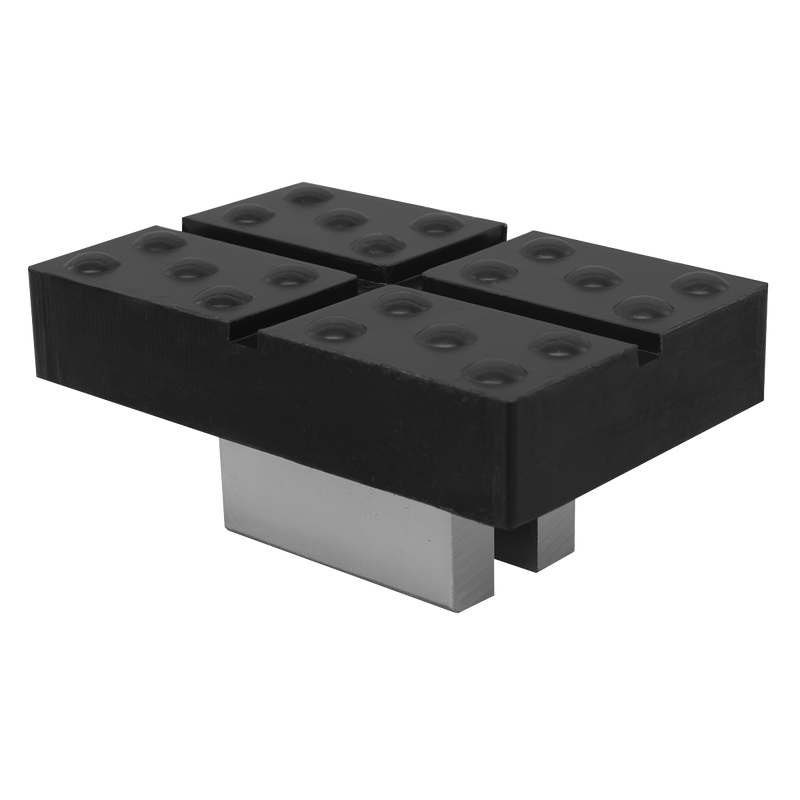 Sealey SJBEX.A05 Cross Slotted Rubber Support for Viking Jacking Beams 82mm - additional view 2