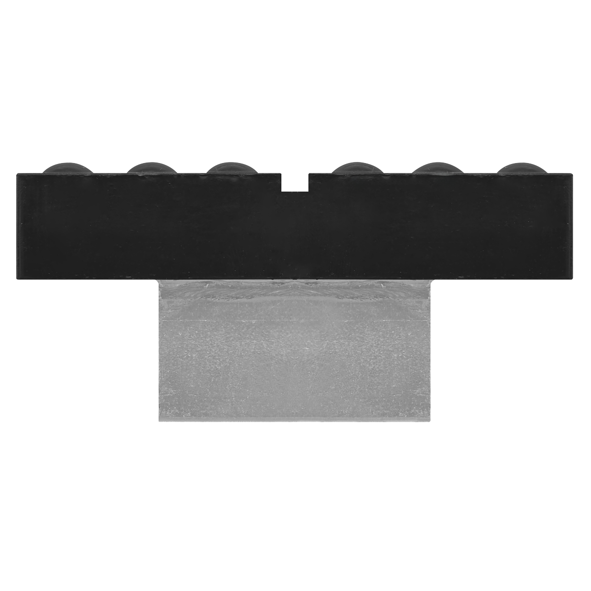 Sealey SJBEX.A05 Cross Slotted Rubber Support for Viking Jacking Beams 82mm - additional view 3