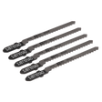 Sealey SJBT101AO Jigsaw Blade for Hard Wood 83mm 18tpi - Pack of 5