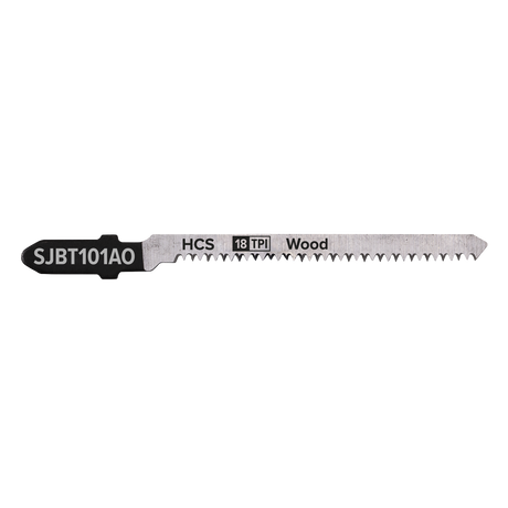 Sealey SJBT101AO Jigsaw Blade for Hard Wood 83mm 18tpi - Pack of 5 - additional view 2