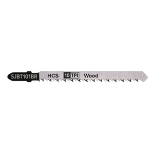 Sealey SJBT101BR Jigsaw Blade for Hard Wood Downward Cut 100mm 10tpi - Pack of 5 - additional view 2