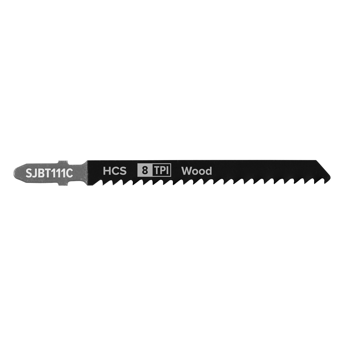 Sealey SJBT111C Jigsaw Blade for General Wood 100mm 8tpi - Pack of 5 - additional view 2
