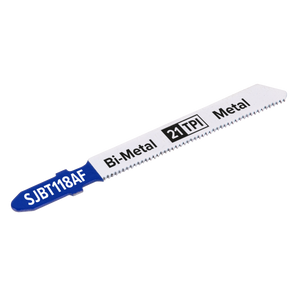 Sealey SJBT118AF Jigsaw Blade for Metal 75mm 21tpi - Pack of 5 - additional view 2
