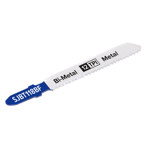 Sealey SJBT118BF Jigsaw Blade for Metal 75mm 12tpi - Pack of 5 - additional view 2