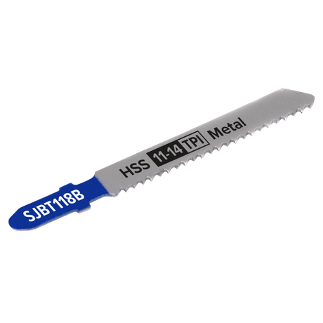 Sealey SJBT118B Jigsaw Blade for Metal 92mm 11-14tpi - Pack of 5 - additional view 2