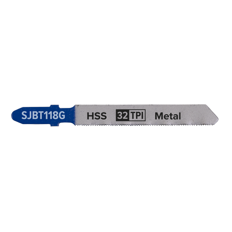 Sealey SJBT118G Jigsaw Blade for Metal 75mm 32tpi - Pack of 5 - additional view 2
