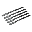 Sealey SJBT119BO Jigsaw Blade for General Wood 75mm 12tpi - Pack of 5