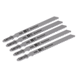 Sealey SJBT127D Jigsaw Blade for Aluminium 100mm 8tpi - Pack of 5