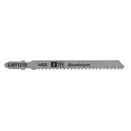 Sealey SJBT127D Jigsaw Blade for Aluminium 100mm 8tpi - Pack of 5 - additional view 2