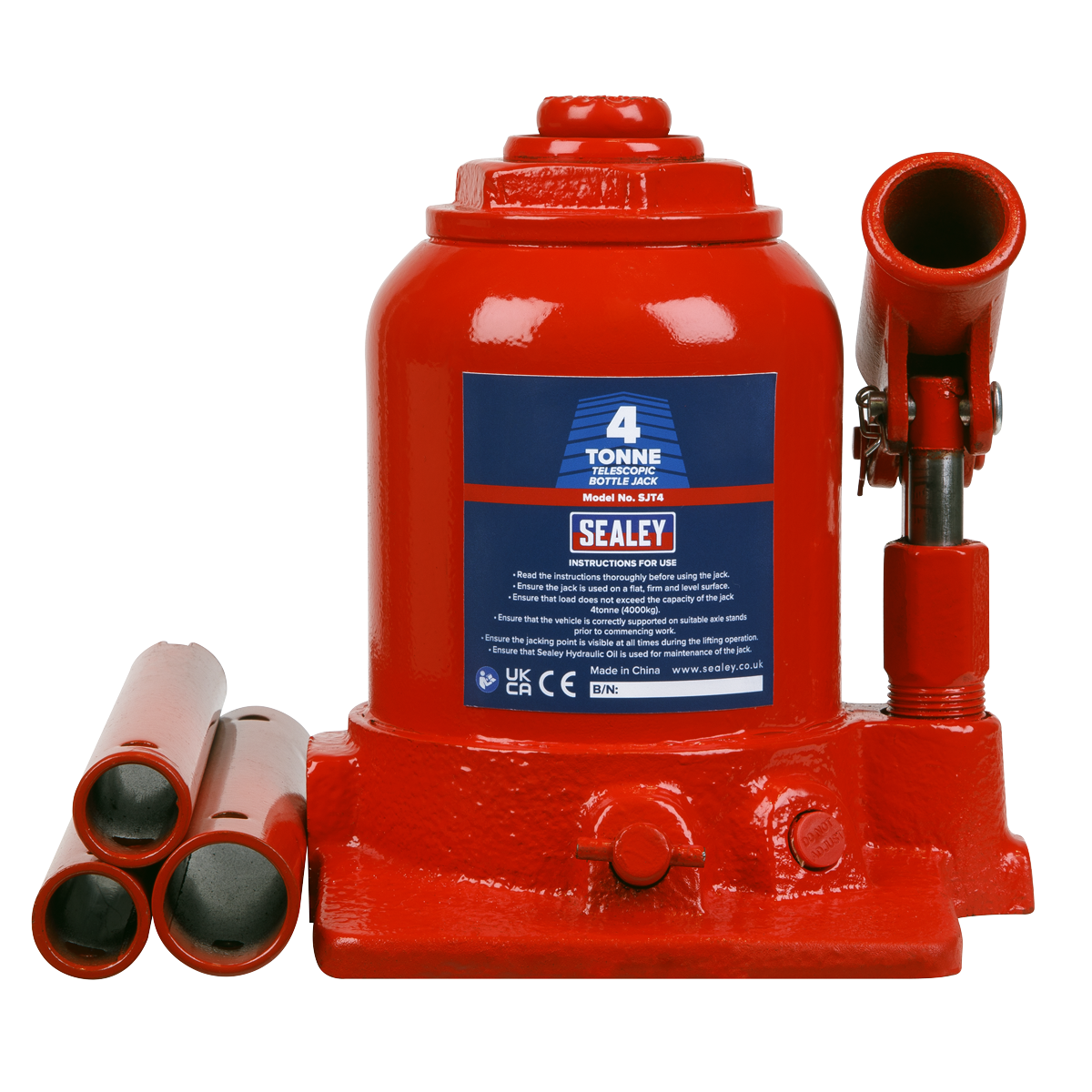 Sealey SJT4 Telescopic Bottle Jack 4 Tonne - additional view 10