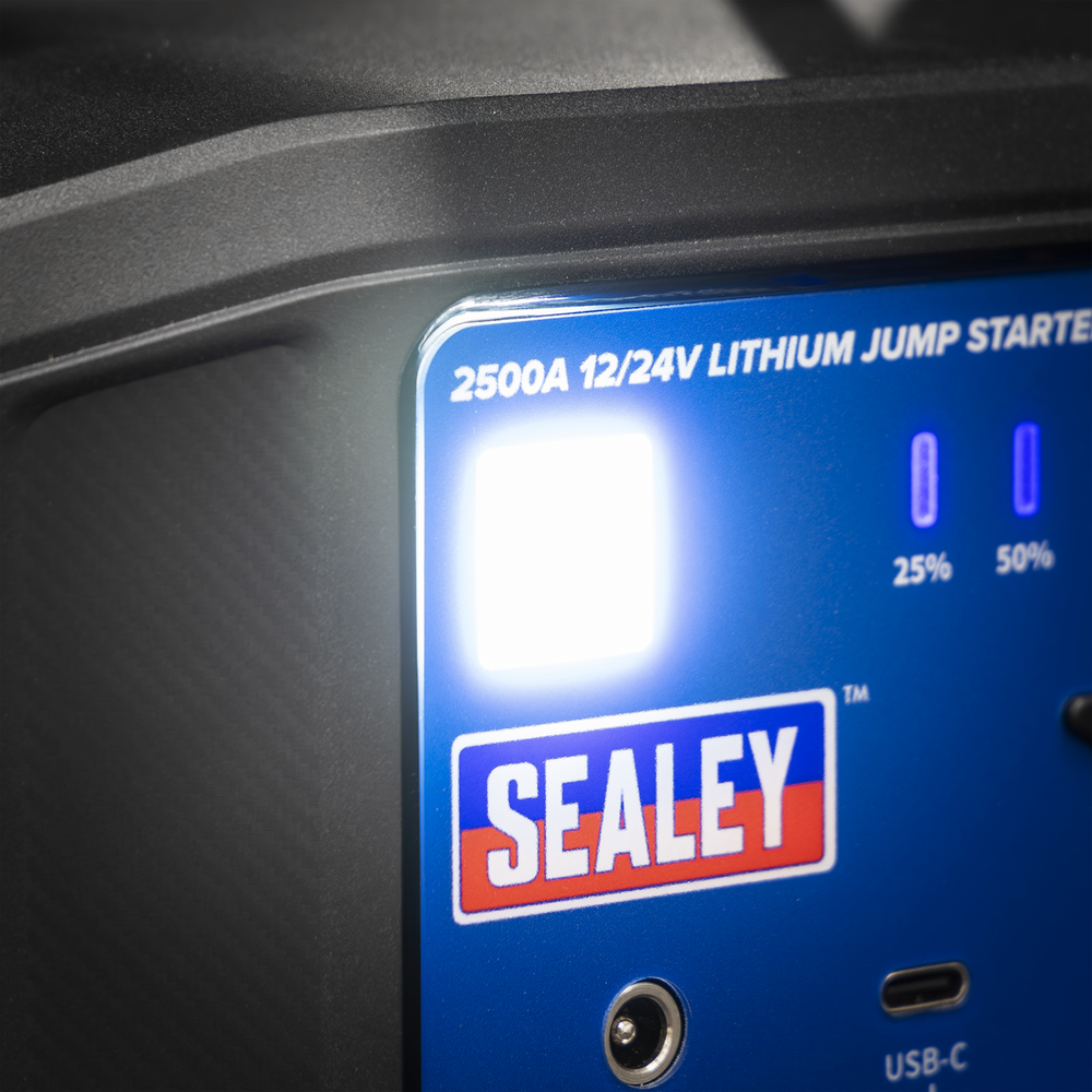 Sealey SL34S 12/24V Lithium-ion Jump Starter Power Pack 2500A - additional view 3