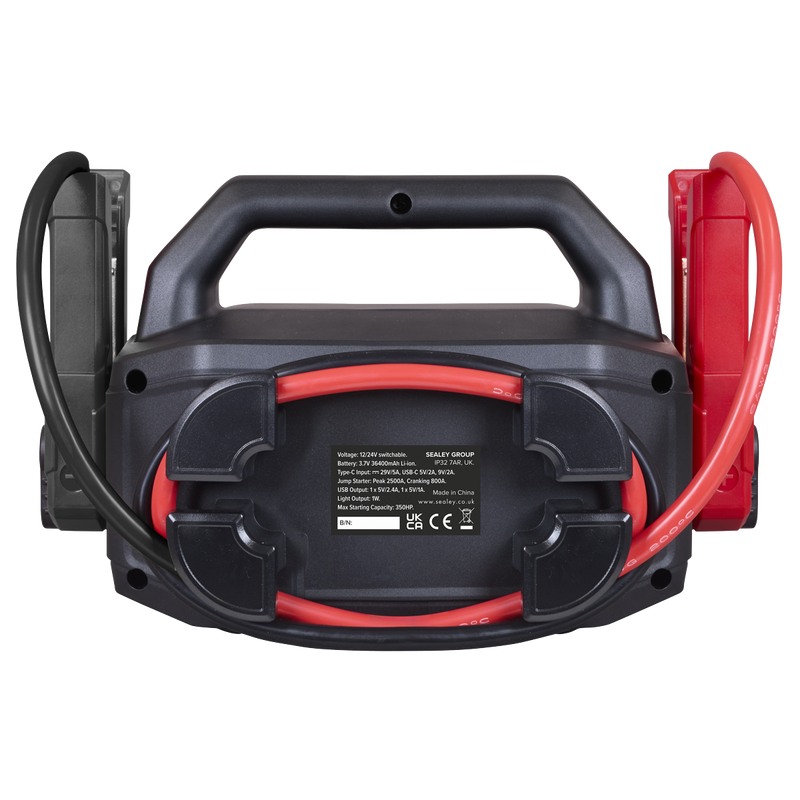 Sealey SL34S 12/24V Lithium-ion Jump Starter Power Pack 2500A - additional view 8