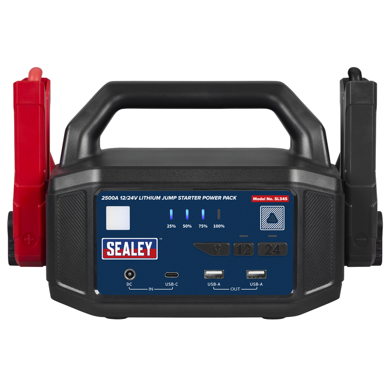 Sealey SL34S 12/24V Lithium-ion Jump Starter Power Pack 2500A - additional view 9