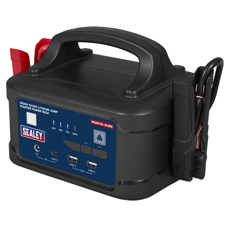 Sealey SL36S 3500A 12/24V Lithium Jump Starter Power Pack - additional view 2