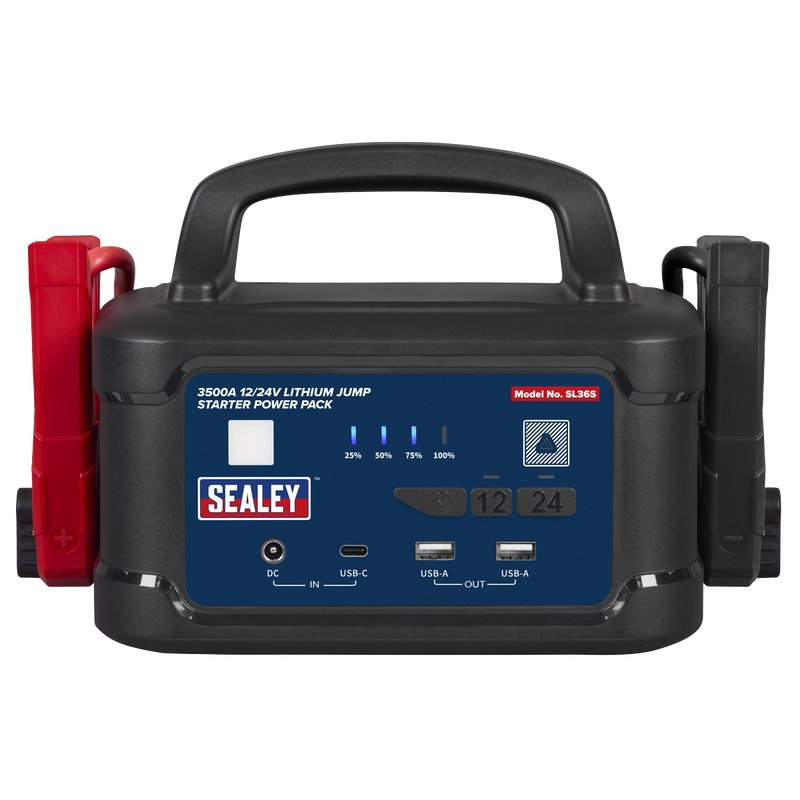 Sealey SL36S 3500A 12/24V Lithium Jump Starter Power Pack - additional view 4