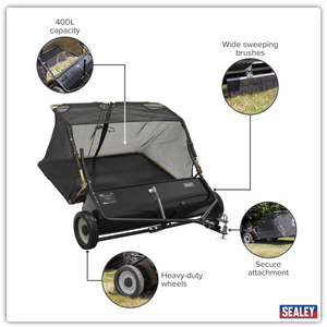 Sealey SLS42T 42" Tow-Behind Lawn Sweeper - additional view 4