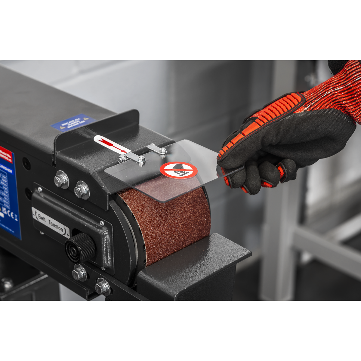 Sealey SM100 Power Belt Sander/Linisher 100 x 1220mm 1500W/230V - additional view 10