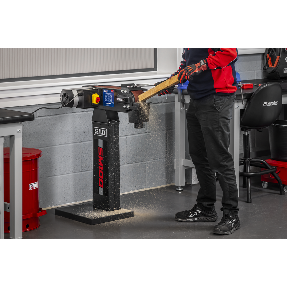 Sealey SM100 Power Belt Sander/Linisher 100 x 1220mm 1500W/230V - additional view 6