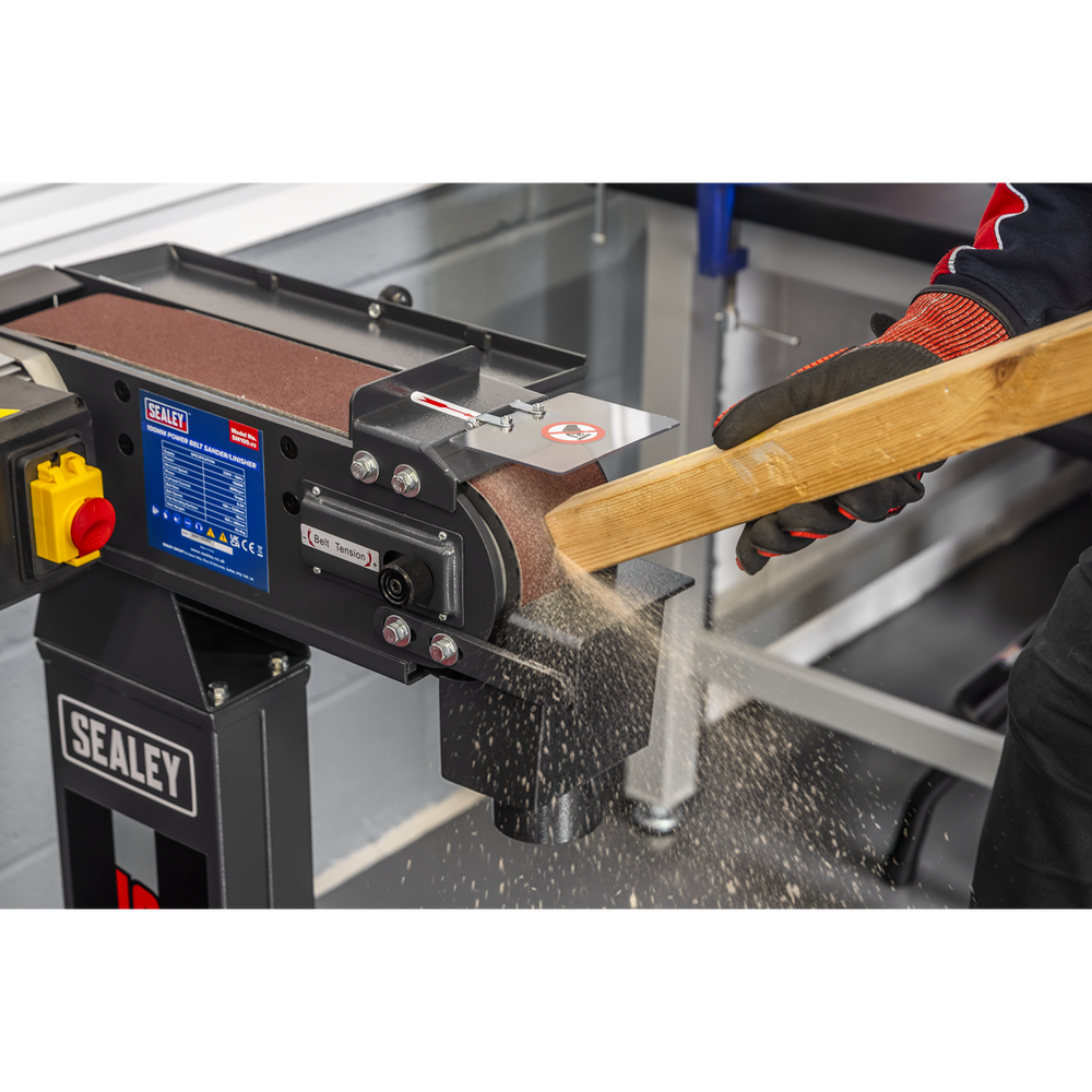 Sealey SM100 Power Belt Sander/Linisher 100 x 1220mm 1500W/230V - additional view 8