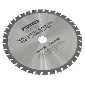 Sealey SM180B36 Cut-Off Saw Blade 180 x 1.9mm/20mm 36tpu