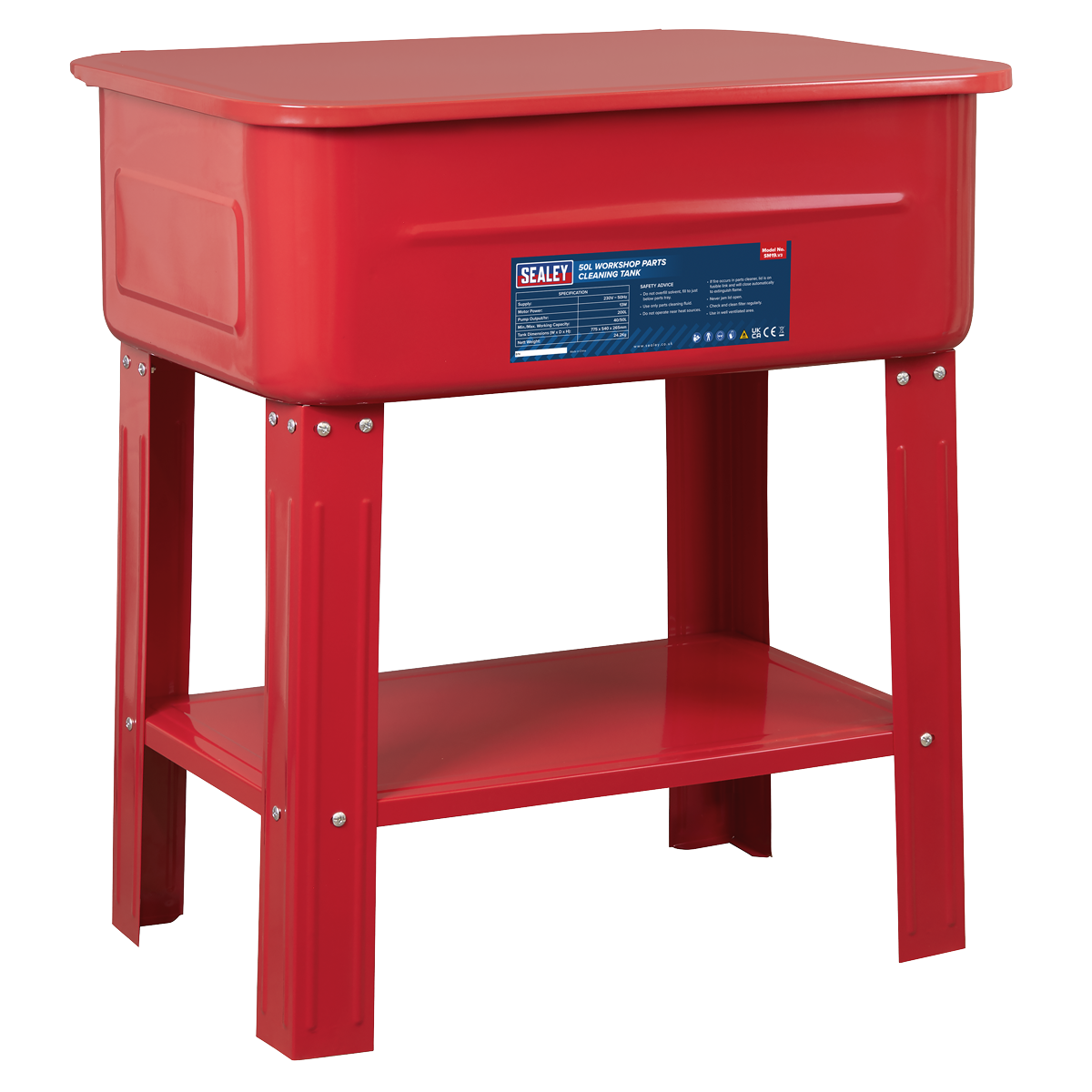 Sealey SM19 Workshop Parts Washer 50L - additional view 5