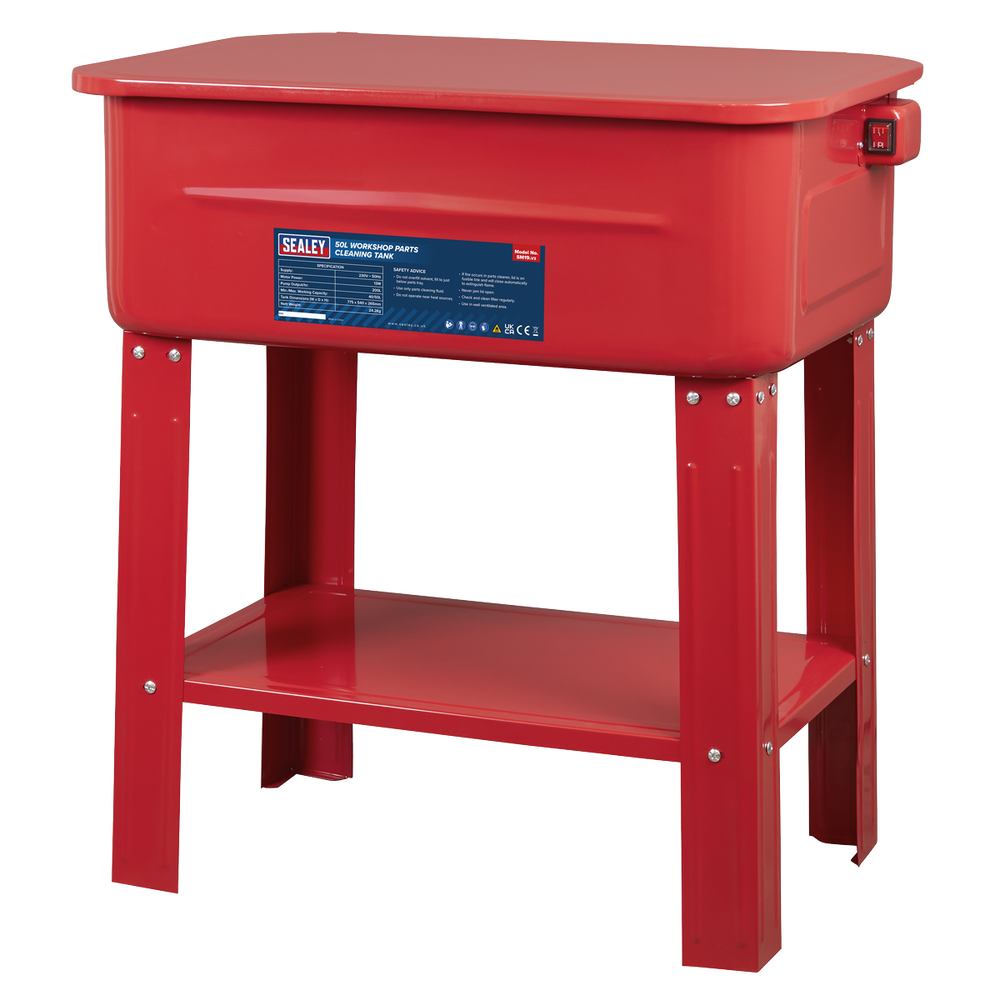 Sealey SM19 Workshop Parts Washer 50L - additional view 2