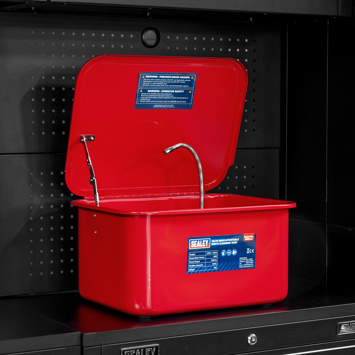 Sealey SM21 Bench/Portable Parts Washer 15L - additional view 7