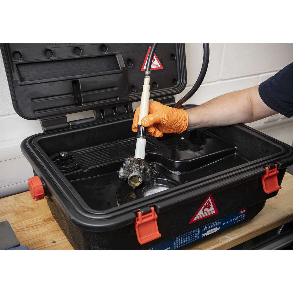 Sealey SM222 Mobile Parts Cleaning Tank with Brush 16L - additional view 7