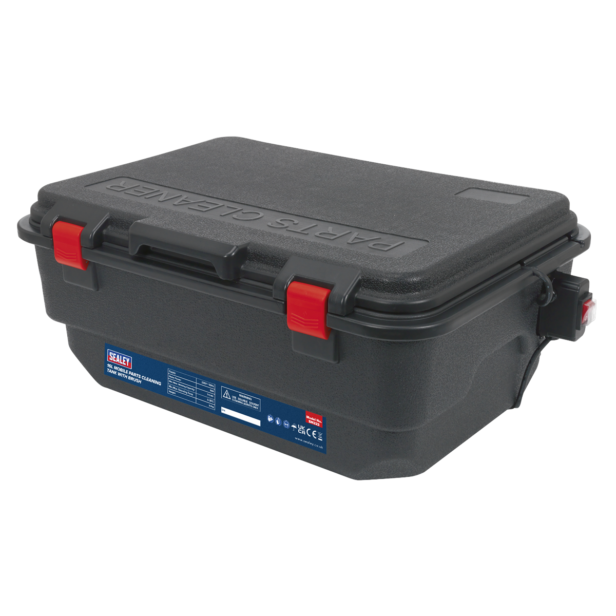 Sealey SM222 Mobile Parts Cleaning Tank with Brush 16L - additional view 6