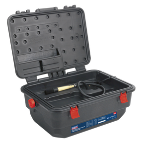 Sealey SM222 Mobile Parts Cleaning Tank with Brush 16L