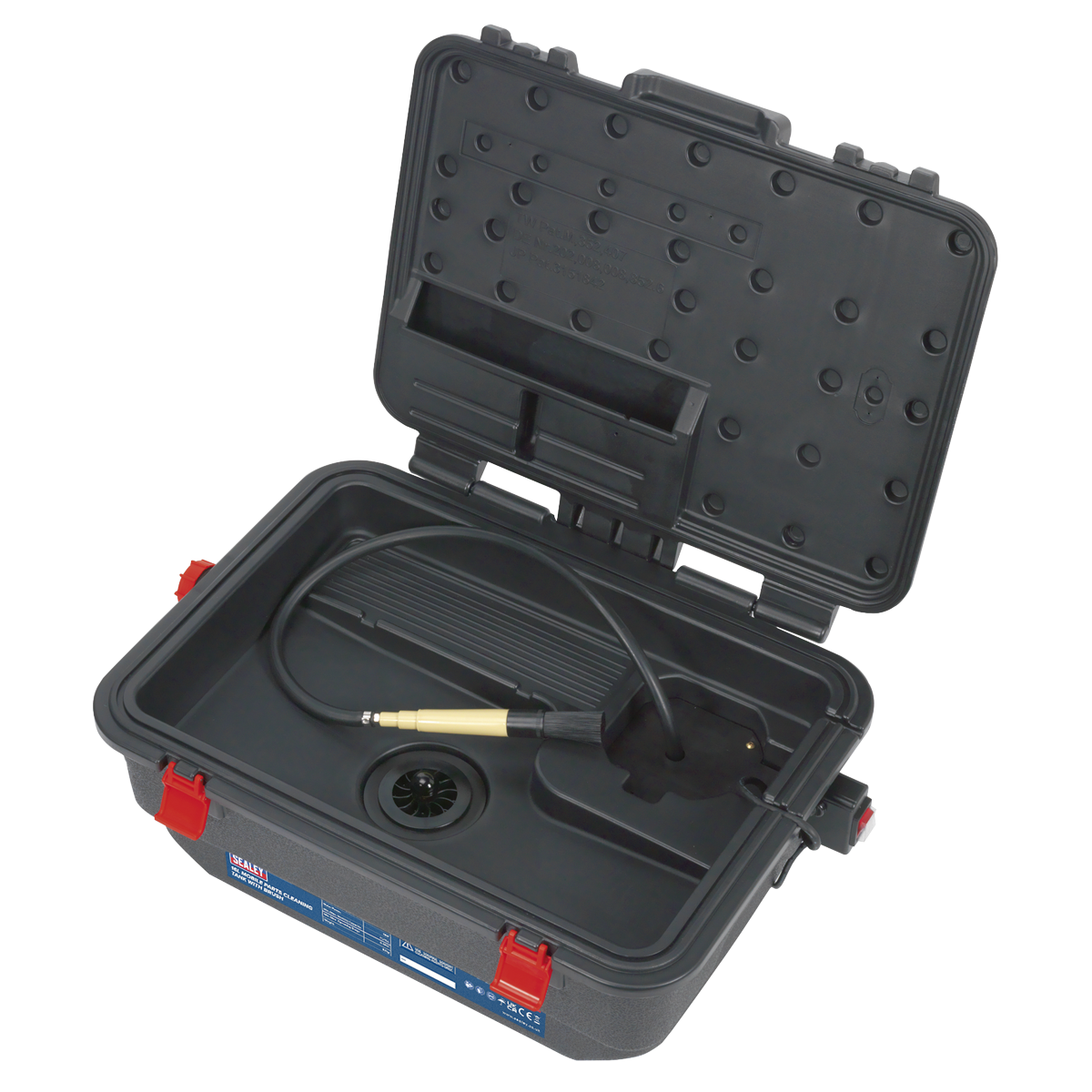 Sealey SM222 Mobile Parts Cleaning Tank with Brush 16L - additional view 4