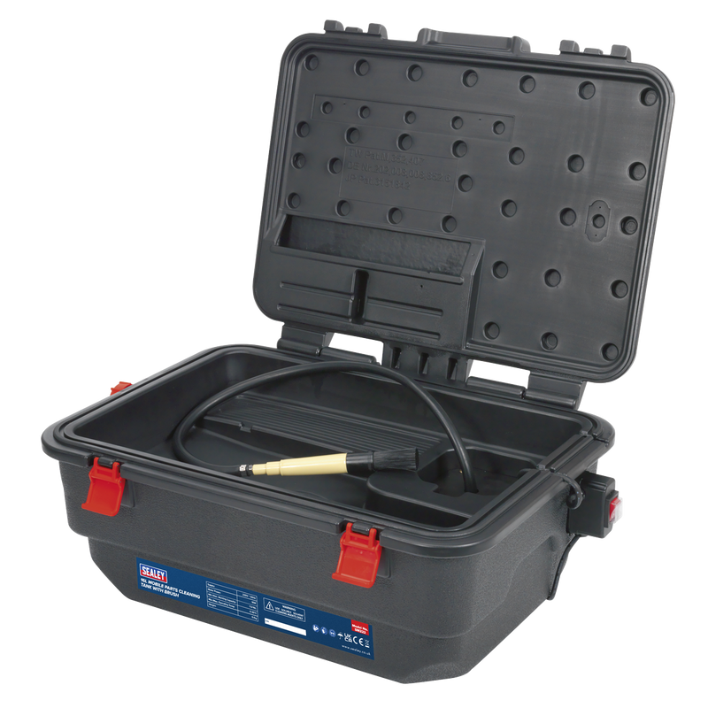 Sealey SM222 Mobile Parts Cleaning Tank with Brush 16L - additional view 2