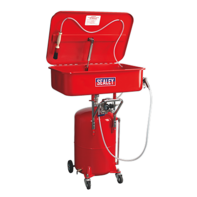 Sealey SM224 Air Operated Mobile Parts Washer 50L with 65L Reservoir