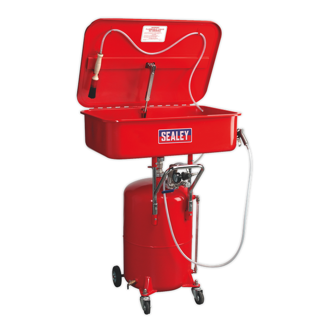 Sealey SM224 Air Operated Mobile Parts Washer 50L with 65L Reservoir