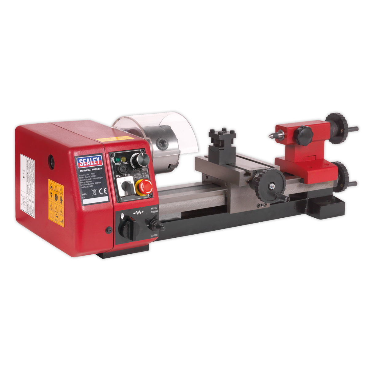 Sealey SM2503A Metalworking Mini Lathe 250mm - additional view 2
