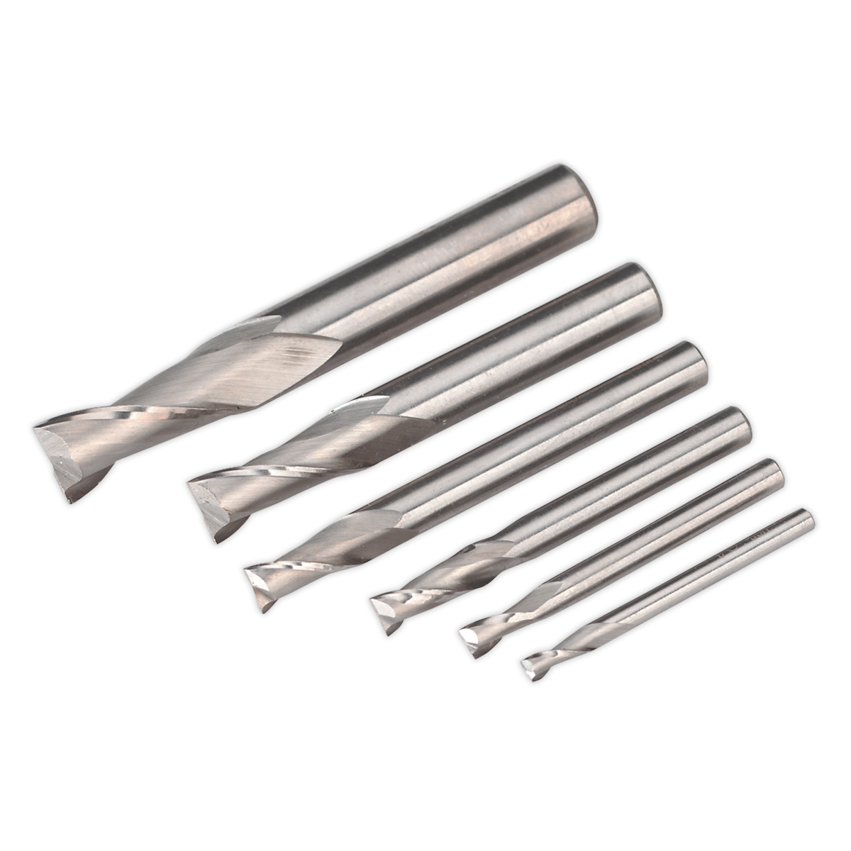 Sealey SM2503EMSET HSS End Mill Set MT2 3-10mm