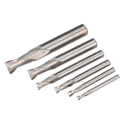 Sealey SM2503EMSET HSS End Mill Set MT2 3-10mm