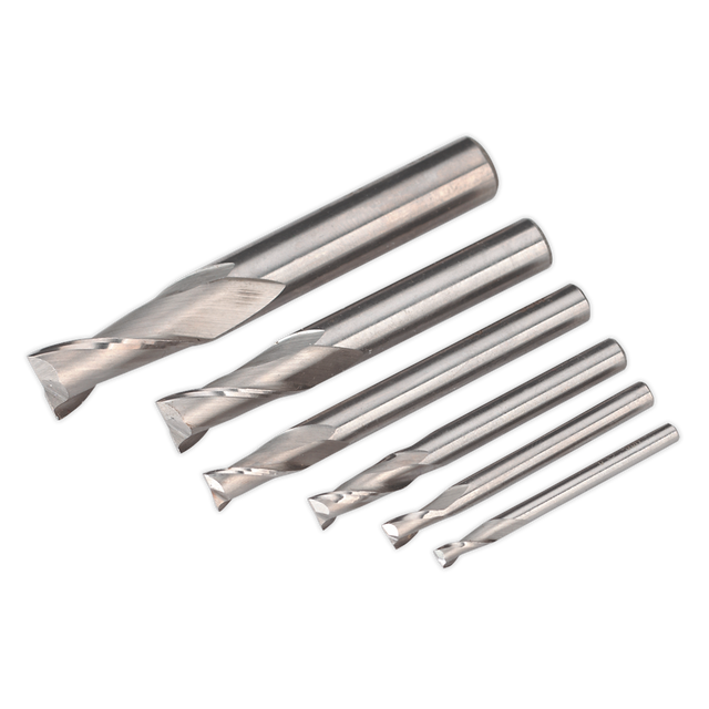 Sealey SM2503EMSET HSS End Mill Set MT2 3-10mm