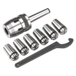 Sealey SM2503MCSET Mill Chuck Set MT2-M10 3-10mm