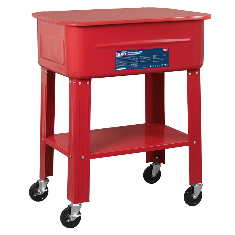 Sealey SM28 Mobile Parts Washer 50L - additional view 4