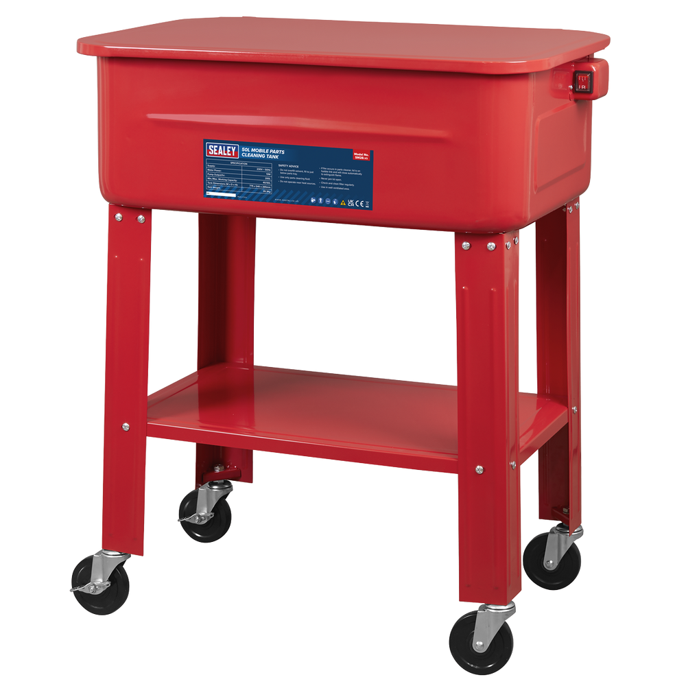 Sealey SM28 Mobile Parts Washer 50L - additional view 5