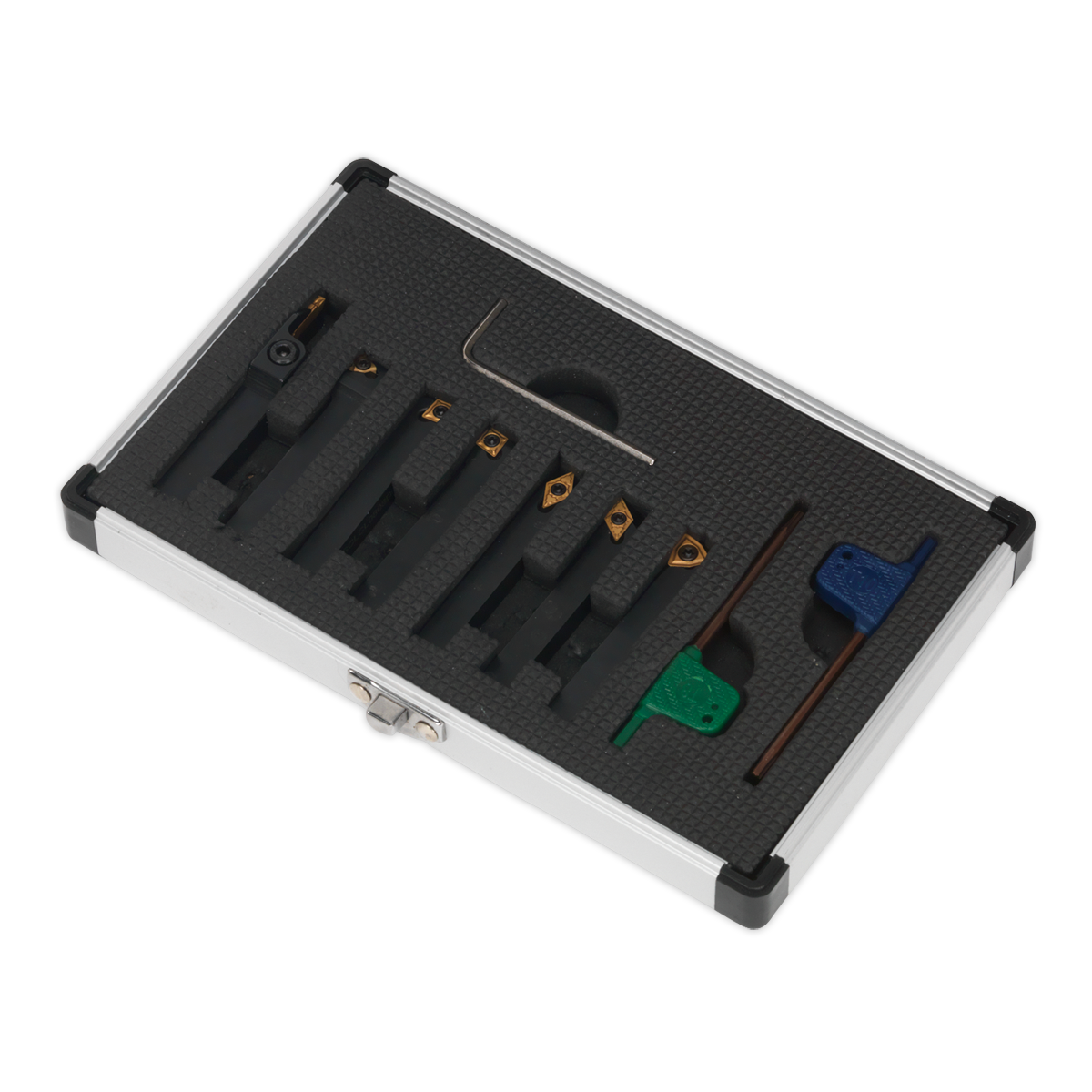 Sealey SM3025CS5 Indexable Lathe Turning Tool Set 8mm 7pc - additional view 5