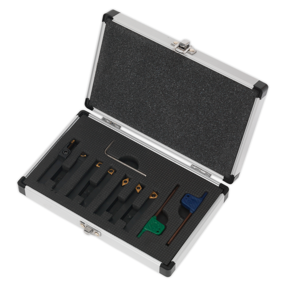 Sealey SM3025CS6 Indexable Lathe Turning Tool Set 10mm 7pc - additional view 3