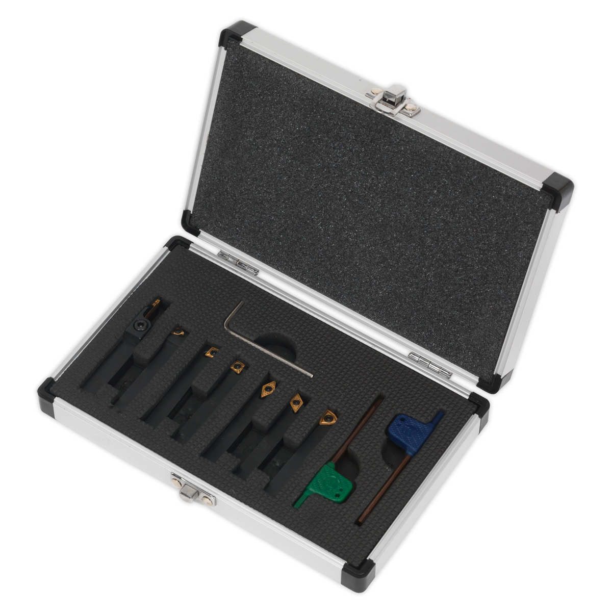 Sealey SM3025CS6 Indexable Lathe Turning Tool Set 10mm 7pc - additional view 3